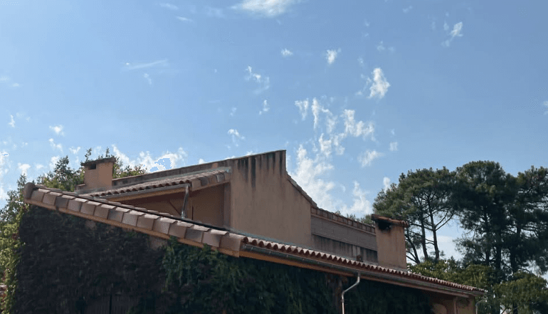 Vue d’ensemble de la couverture rénovée à Cugnaux